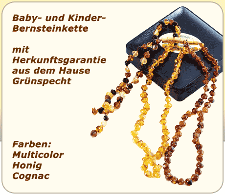 Bernsteinkette Magnetverschluss